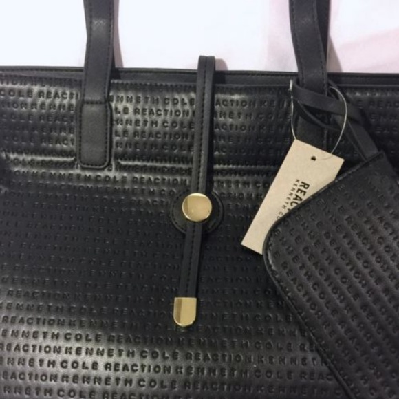 NEW Reaction Kenneth Cole Shoulder Bag Tote Purse - Picture 2 of 7